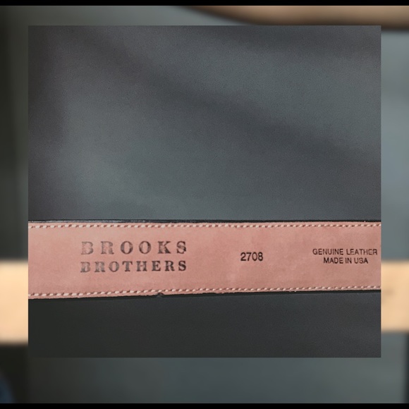 SOLD - BROOKS BROTHERS VINTAGE LEATHER BELT ⚡️💼 - Picture 2 of 2